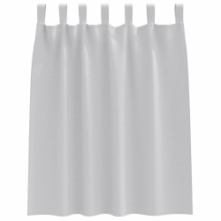 Rideaux occultants avec anneaux 2 pcs Gris clair 140 x 140 cm 558769558769
