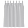 Rideaux occultants avec anneaux 2 pcs Gris clair 140 x 140 cm 558769558769