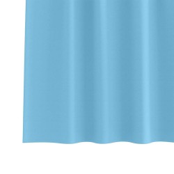 Rideaux occultants avec anneaux 2 pcs Bleu clair 175 x 140 cm 558784558784