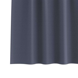 Rideaux occultants avec anneaux 2 pcs Anthracite 260 x 140 cm 558788558788