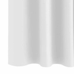 Rideaux occultants avec anneaux 2 pcs Blanc lumineux 558791558791