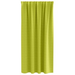 Rideaux occultants avec anneaux 2 pcs Vert 175 x 140 cm 558794558794