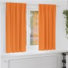 Rideaux occultants avec anneaux 2 pcs Orange 175 x 140 cm 558803558803