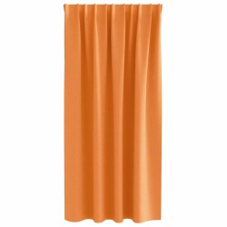 Rideaux occultants avec anneaux 2 pcs Orange 175 x 140 cm 558803558803