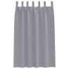 Rideaux occultants avec anneaux 2 pcs Gris clair 175 x 140 cm 558804558804