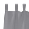 Rideaux occultants avec anneaux 2 pcs Gris clair 175 x 140 cm 558804558804