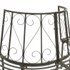 Banc d'arbre de jardin Demi-rond 160 cm Acier 558823558823