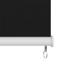Store roulant d'extérieur 140x230 cm Noir 558824558824
