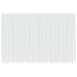 Rideau en Dentelle Floral Blanc 220 x 600 cm Polyester 558827558827