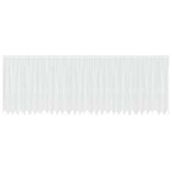 Rideau en Dentelle Floral Blanc 160 x 750 cm Polyester 558830558830