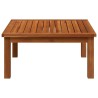 Table de salon de jardin 63x63x30 cm Bois solide d'acacia 558833558833