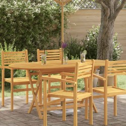 Table pliable de jardin 160x85x75 cm Bois d'eucalyptus massif 558837558837