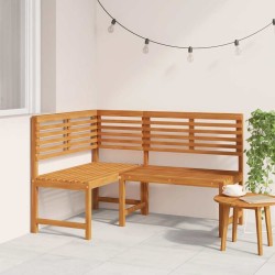 Banc d'angle de jardin 140 cm Bois solide d'acacia 558840558840