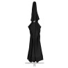 Tissu de remplacement pour parasol d'extérieur Noir 610 cm 558849558849