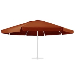 Tissu de remplacement de parasol d'extérieur Terre cuite 610 cm 558850558850