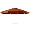 Tissu de remplacement de parasol d'extérieur Terre cuite 610 cm 558850558850