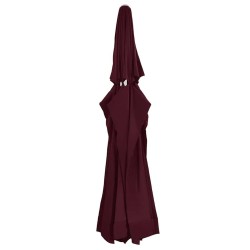Tissu de remplacement pour parasol d'extérieur Bordeaux 610 cm 558851558851