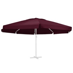 Tissu de remplacement pour parasol d'extérieur Bordeaux 610 cm 558851558851