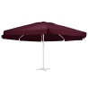 Tissu de remplacement pour parasol d'extérieur Bordeaux 610 cm 558851558851