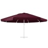 Tissu de remplacement pour parasol d'extérieur Bordeaux 610 cm 558851558851