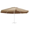 Tissu de remplacement pour parasol d'extérieur Taupe 610 cm 558852558852