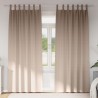 Rideaux occultants avec anneaux 2 pcs Taupe 245 x 140 cm 558858558858