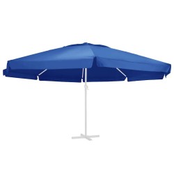 Tissu de remplacement pour parasol d'extérieur Bleu azuré 610cm 558860558860