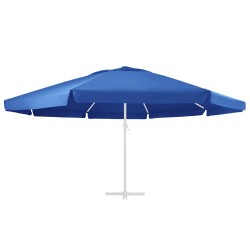 Tissu de remplacement pour parasol d'extérieur Bleu azuré 610cm 558860558860