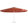 Tissu de remplacement de parasol d'extérieur Terre cuite 500 cm 558867558867