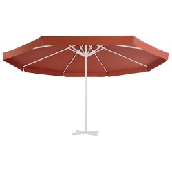 Tissu de remplacement de parasol d'extérieur Terre cuite 500 cm 558867558867