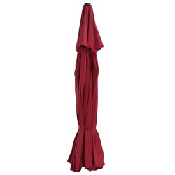 Tissu de remplacement pour parasol d'extérieur Bordeaux 515 cm 558868558868