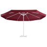 Tissu de remplacement pour parasol d'extérieur Bordeaux 515 cm 558868558868