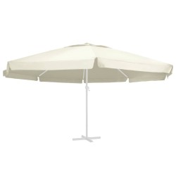 Tissu de remplacement pour parasol d'extérieur Sable 610 cm 558869558869