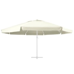 Tissu de remplacement pour parasol d'extérieur Sable 610 cm 558869558869