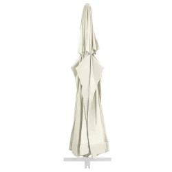 Tissu de remplacement pour parasol d'extérieur Sable 610 cm 558869558869