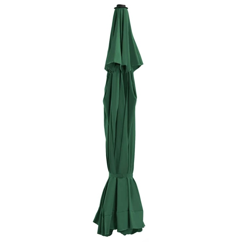 Tissu de remplacement pour parasol d'extérieur Vert 515 cm 558870558870