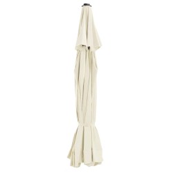 Tissu de remplacement pour parasol d'extérieur Sable 515 cm 558873558873