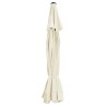 Tissu de remplacement pour parasol d'extérieur Sable 515 cm 558873558873