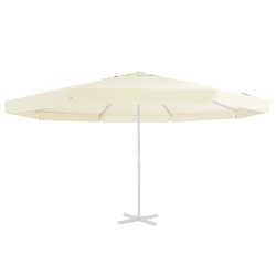 Tissu de remplacement pour parasol d'extérieur Sable 515 cm 558873558873