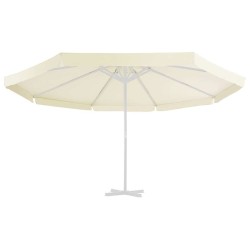 Tissu de remplacement pour parasol d'extérieur Sable 515 cm 558873558873