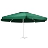 Tissu de remplacement pour parasol d'extérieur Vert 610 cm 558874558874