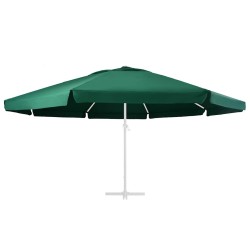 Tissu de remplacement pour parasol d'extérieur Vert 610 cm 558874558874
