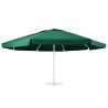 Tissu de remplacement pour parasol d'extérieur Vert 610 cm 558874558874