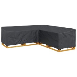 Housse pour meubles Noir 255 x 255 x 80 cm Tissu Oxford 600D 558879558879