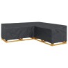 Housse pour meubles Noir 255 x 255 x 80 cm Tissu Oxford 600D 558879558879