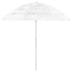 Parasol de plage Hawaii blanc 240 cm 558881558881