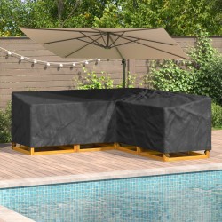 Housse pour meubles Noir 220 x 220 x 80 cm Tissu Oxford 600D 558883558883