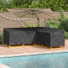 Housse pour meubles Noir 220 x 220 x 80 cm Tissu Oxford 600D 558883558883