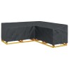Housse pour meubles Noir 220 x 220 x 80 cm Tissu Oxford 600D 558883558883