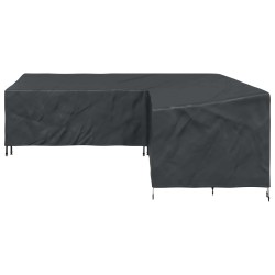 Housse pour meubles Noir 255 x 255 x 80 cm Tissu Oxford 420D 558887558887